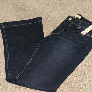 Francesca's Harper Heritage Mid Rise Bootcut, Wide Leg Jeans NWT, Size 28